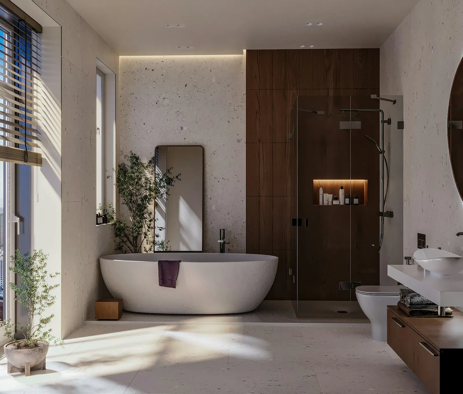 Nachher: Bad mit Wanne, Britz